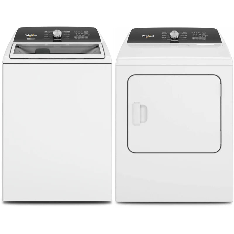 Whirlpool Top Load Pair (WTW5057LW-YWED5050LW) - White Whirlpool Top Load Pair (WTW5057LW-YWED5050LW) - White