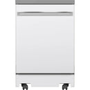 GE 24-inch Portable Dishwasher with Sanitize Option GPT225SGLWW - Floor Model