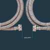 Eastman 6ft Braided Fill Hoses (pack of 2)