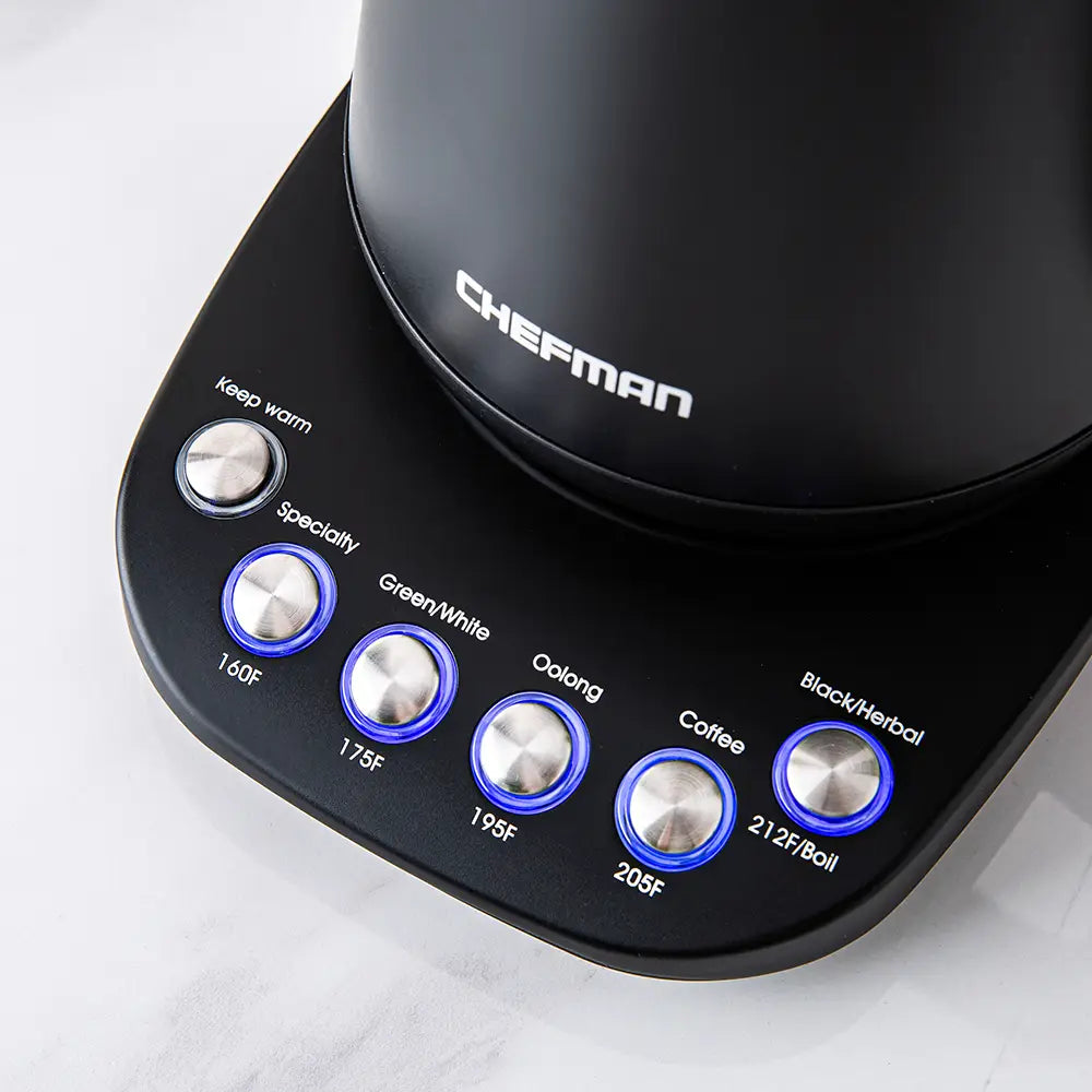 Chefman 0.8L True Temp Gooseneck Kettle RJ11-GN-P-V2-CA - Refurbished