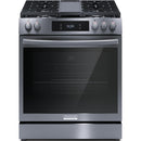 Frigidaire Gallery 30-inch Gas Range with Convection Technology GCFG3060BD IMAGE 1