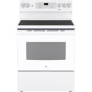 GE 30" 5 cu Glass Top Range JCB840DVWW  - Floor Model