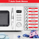 Galanz 0.7 cu Retro Countertop Microwave GLCMKZ07WER07 - Refurbished