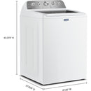 Maytag 5.4 cu. ft. Top Loading Washer with Pet Pro Option MTW5605RW IMAGE 8