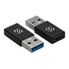 Scosche Strikeline® USB-A to USB-C® Adapter (2-Pack) 530ACA-2PKSP - Refurbished