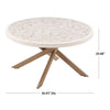 Better Homes & Gardens Paige Steel Outdoor Chat Table, White