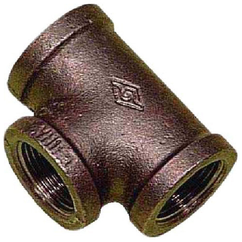 Black Iron Tee - 1/2"