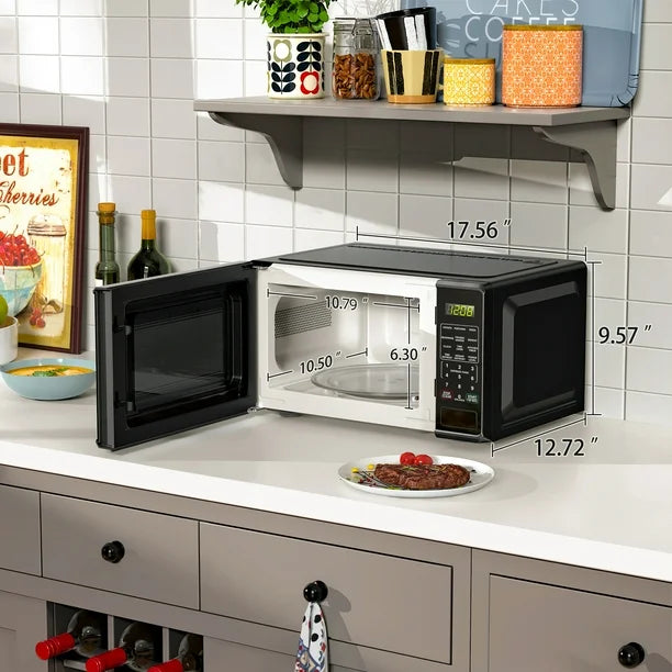 Mainstays 0.7 cu ft 700W Countertop Microwave MSCMVB07BK-L2 - Refurbished