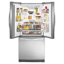 Réfrigérateur Whirlpool 30 pouces 20 pi³ à portes françaises WRF560SFHZ - Rayures et bosses 