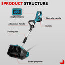 ONEVAN 12" Foldable 18V Cordless Brushless Snow Shovel
