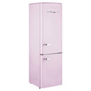 Unique 22 inch 9 cu Retro Bottom Mount Fridge UGP-275L BP AC *Frontal Damage* - Bubblegum Pink - Scratch and Dent