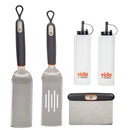 Vida by Paderno 5 Piece Griddle Tool Set 085-0119-8 - Like New