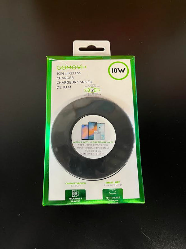 Gomovi by Vivitar 10w Wireless Charger MOV5011-BLK - Refurbished