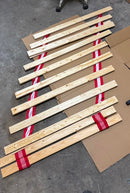 0.68" Standard Horizontal Mattress Support Wooden Bunkie Board/Slat