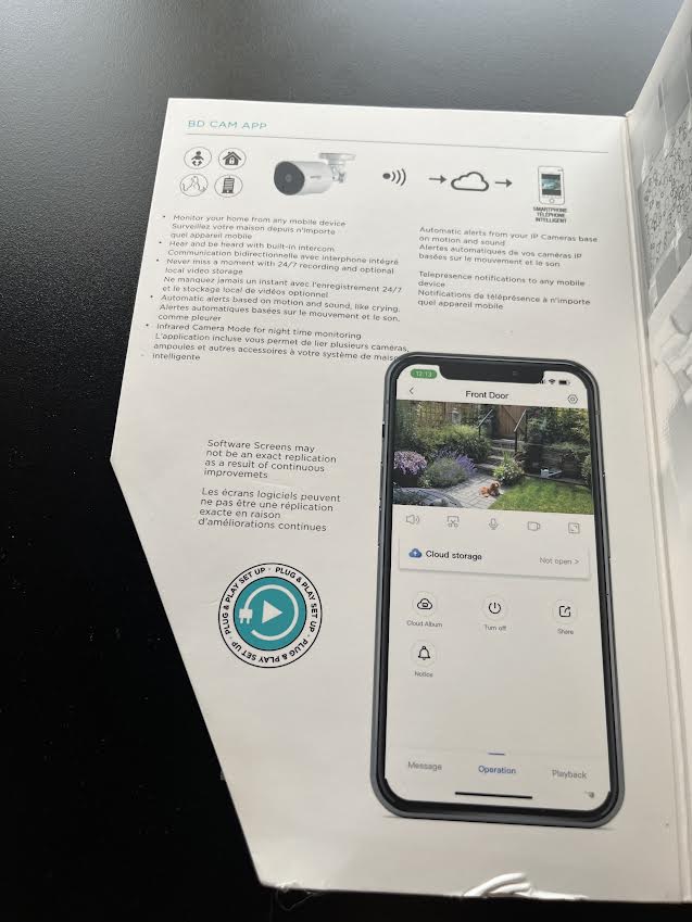 Vivitar Smart Wi-Fi Outdoor Security Camera IPC-484 - Refurbished