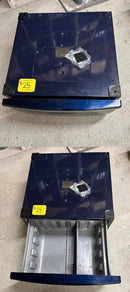 Used Blue Pedestal with Drawer