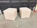 Patio Square Upholstered Ottoman - Set of 2