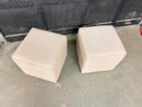 Patio Square Upholstered Ottoman - Set of 2