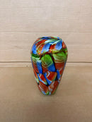 Dale Tiffany Adoro Multi-Colored Hand-Blown Art Glass Vase