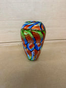 Dale Tiffany Adoro Multi-Colored Hand-Blown Art Glass Vase