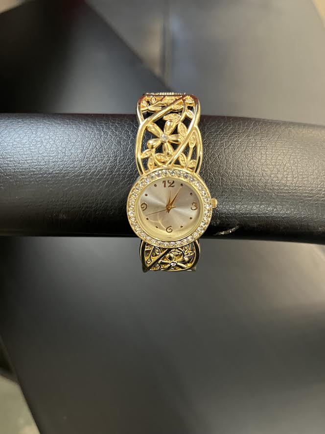 Vintage Accutime Women's Gold Tone Watch GWC1056L - Refurbished