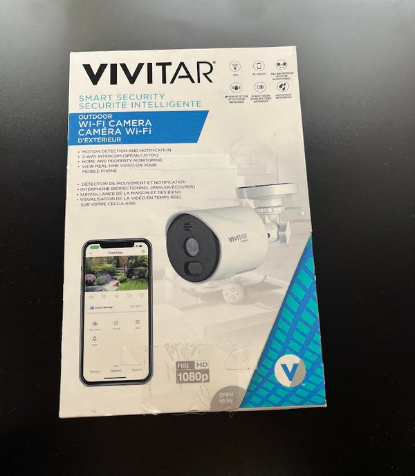 Vivitar Smart Wi-Fi Outdoor Security Camera IPC-484 - Refurbished