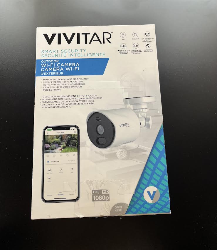 Vivitar Smart Wi-Fi Outdoor Security Camera IPC-484 - Refurbished