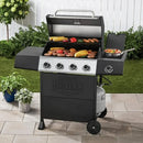Expert Grill 4 Burner Propane Gas Grill with Side Burner 720-0789GA- Refurbished