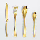 Ménagère moderne Lemeya 24 pièces dorée 663591198312 - Comme neuve