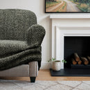 Mamma Mia Covers Armchair Slipcover, Microfibra Printed Collection - Mossy Grey