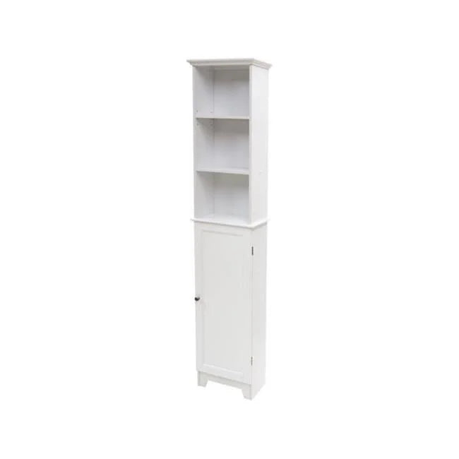 Redmon Shaker Style Tall Cabinet 5232WH - Like New (Slightly Damaged)