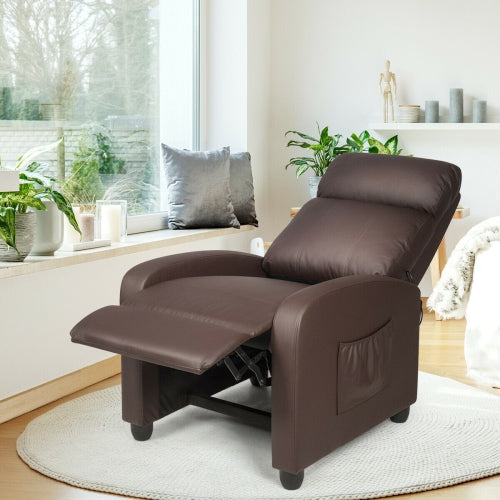 Giantex Faux Leather Reclining Massage Chair HV10332CF - Refurbished