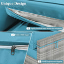 Ebern Designs 14 Pcs Outdoor Cushion Cover Set in Lake Blue C112797697 - Like New