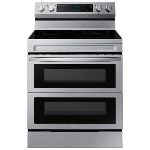 Samsung 30" 6.3 cu Smart Dual Oven Glass Top Range NE63A6751SS/AC - Scratch & Dent