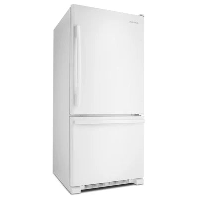 Amana 30 inch 18 cu Bottom Mount Fridge ABB1924BRW - Scratch and Dent