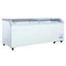 Congélateur coffre convertible Hisense 24,7 pi³ à porte vitrée, utilisable en mode commercial ou en mode réfrigérateur (HICFC-700) - Légères rayures et bosses 