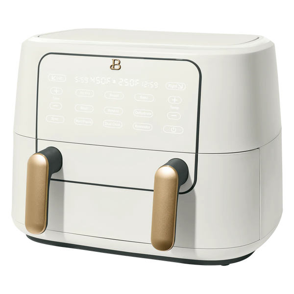 Beautiful 9 qt TriZone Air Fryer by Drew Barrymore EK-90X20C - Refurbished