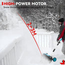 ONEVAN 12" Foldable 18V Cordless Brushless Snow Shovel