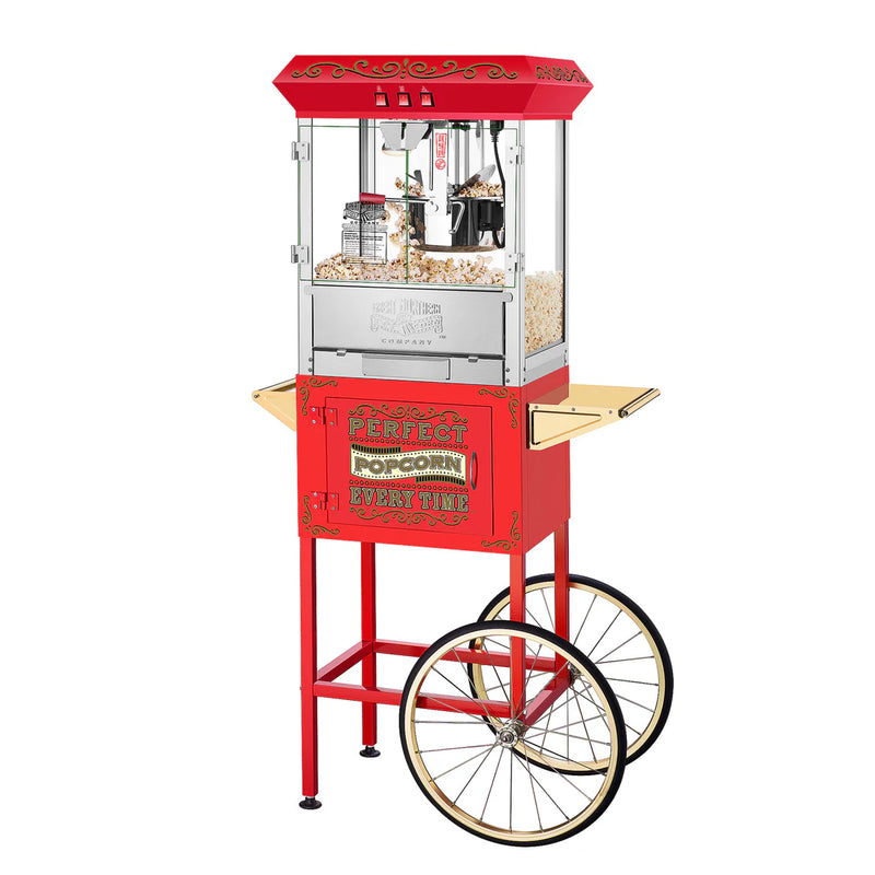 Great Northern 10oz Popcorn Machine with Cart 83-DT5599 - Refurbished