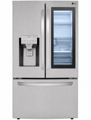 LG 33" 24 cu. ft. Smart InstaView French Door Refrigerator with Craft Ice LRFVS2503S - Refurbished
