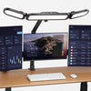 NUERPO LED Desk Lamp with Clamp and Adjustable Swing Arm