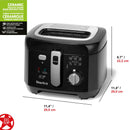 Starfrit 2.5L Oil Fryer with Removable Ceramic Bowl 024611 - Refurbished