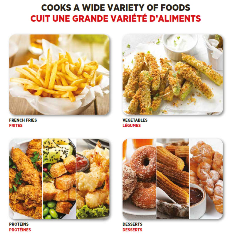 Starfrit 2.5L Oil Fryer with Removable Ceramic Bowl 024611 - Refurbished