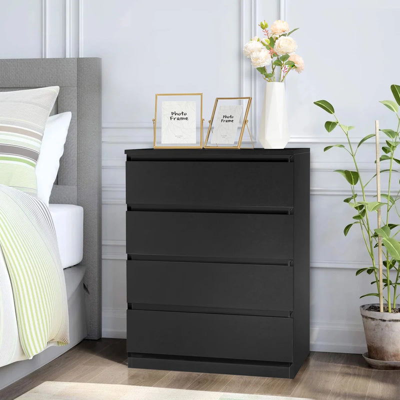Wade Logan Black 4 Drawer Dresser C100723586 - Like New