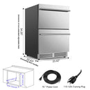 Nipus Built-In 24" Single Zone Beverage Drawer Fridge