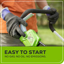 Tondeuse à gazon électrique Greenworks 9 A avec cordon de 14 pouces LMA123 - Remis à neuf