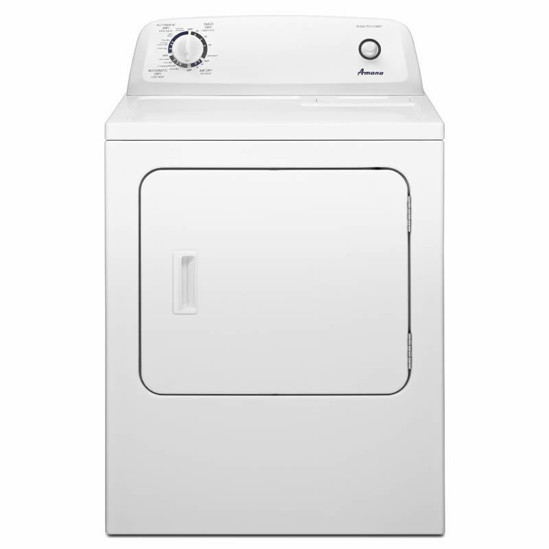 Amana 6.5 cu Gas Dryer NGD4655EW - Scratch and Dent