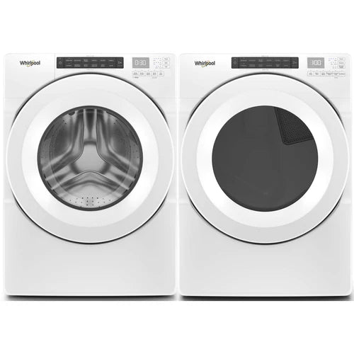 Whirlpool Front Load Laundry Set WFW560CHW, YWED5620HW - Scratch and Dent SET8