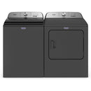 Maytag Pet Pro 5.4 cu Washer and 7 cu Dryer Electric Laundry Set MVW6500MBK, YMED6500MBK - Floor Model