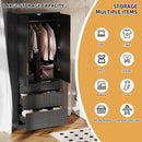 Ebern Designs Armoire Wardrobe with Three Drawers